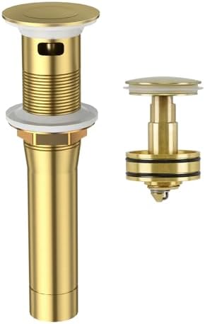 Gold Sink Drain Stopper Set