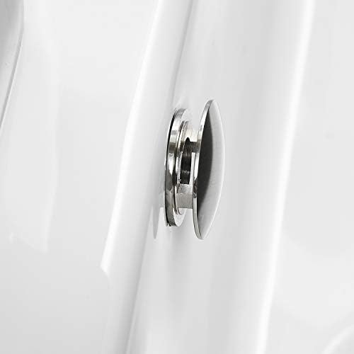 BWE Brushed Nickel Sink Basin Trim Overflow Cover