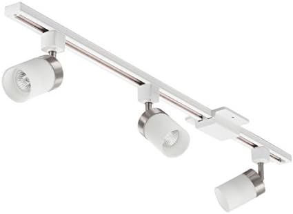 Lithonia Lighting Three Light Track Kit MR16GU10 Brush Nickel Clear Glass
