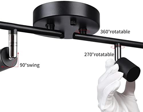 4-Light LED Ceiling Lighting Kit