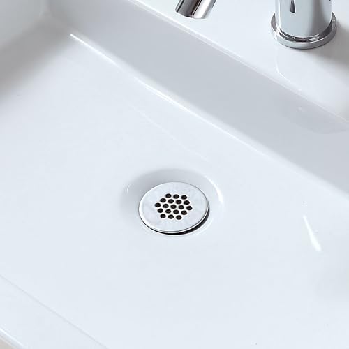 Luxier Vessel Sink Grid Drain Stopper Brushed Gold
