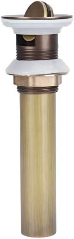 Bathroom Sink Drain Stopper - NonOverflow AntiClog Drain Plug