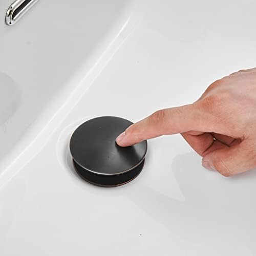 Sturdy Oil-Rubbed Bronze Sink Stopper for Easy Baffles Overflow-Free Design