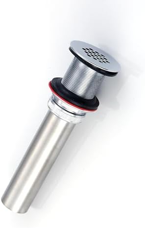 Luxier Vessel Sink Grid Drain Stopper Brushed Gold