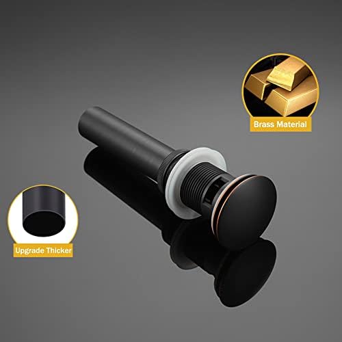 Yodel Oil-Rubbed Bronze 58 Drain with Overflow