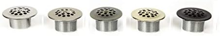 Durable bathtub drain with GridCover Antique Brass finish Easy installation