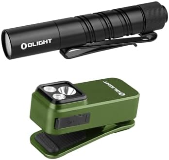 500 lumens clip-on EDC flashlight rechargeable low battery