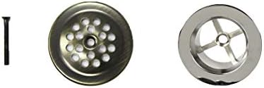 Durable bathtub drain with GridCover Antique Brass finish Easy installation