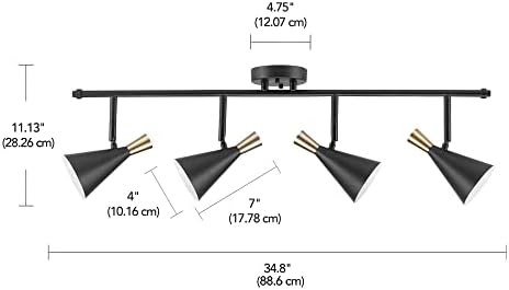 Globe Electric Aurora Track Lighting Kit - Elegantly Modern Lighting