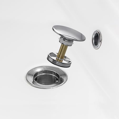 SmartFloBath Pop-Up Sink Drain Overbath with Overflow bathroom sink drain