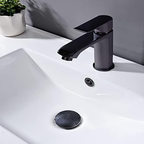 Durable Sink Drain Stopper for Bathroom - Solid Metal Oil-Rubbed Bronze