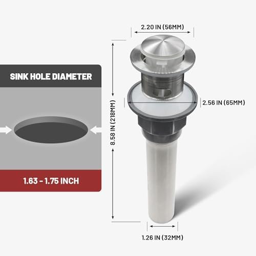 Stainless Steel Pop Up Drain Stopper