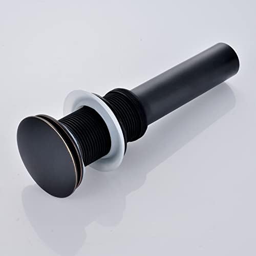 Bathroom Sink Drain Without Overflow - Oil Rubbed Bronze
