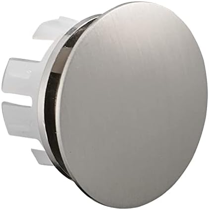 BWE Brushed Nickel Sink Basin Trim Overflow Cover