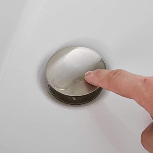 BathLavish Sink Drain Stopper No Overflow Faucet