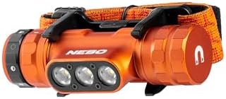 NEBO Davinci 12000 RC HL1000 Smart Handheld Flashlight Headlamp
