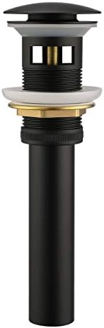 Purelux Pop Up Drain Stopper with Overflow for Bathroom Sink