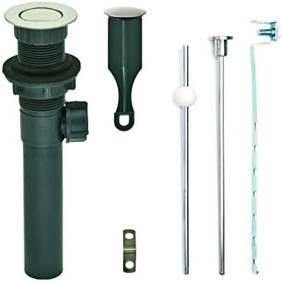 PermaFLOW PF0735 Pop-Up Sink Drain Without Overflow Polished Nickel Finish