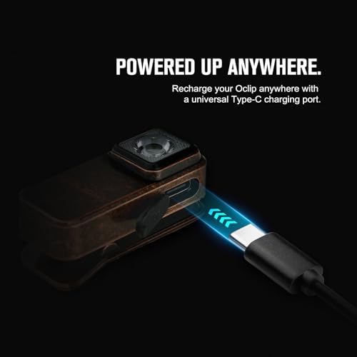 Rechargeable EDC Flashlight Oclip 300 Lumens Dual Sources