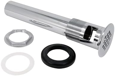 Sturdy Chrome-Finish Overflow Bath Sink Drain Kit