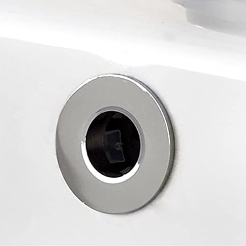 Luxury Chrome Overflow Sink Cover