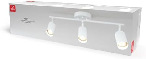 Globe Electric 21 3-Light Track Lighting with Pivoting Shades
