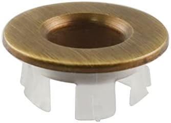 HSCGIN Sink Overflow Ring 2PCS Antique Brass