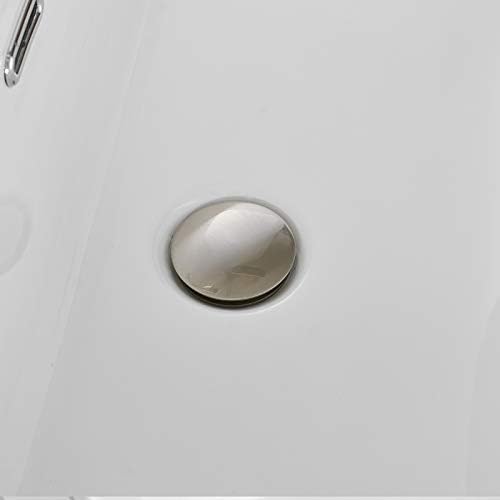 BathLavish Sink Drain Stopper No Overflow Faucet