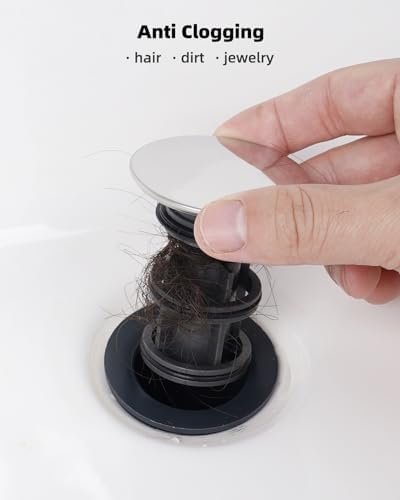 Hygie Rinse -Universal Sink Stopper With Overflow