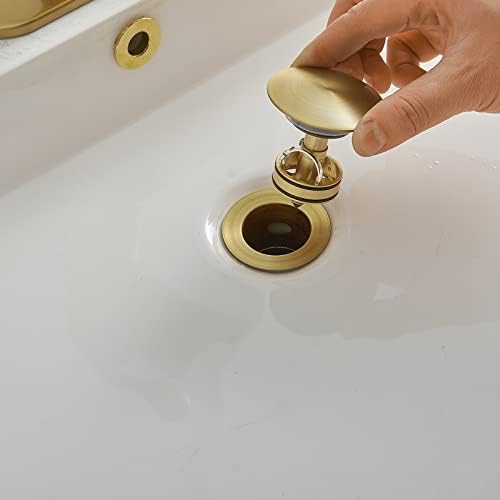 Homevacious Antique Brass Sink Drain Pop Up Stopper