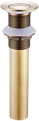 Bathroom Faucet Vessel Sink Small Pop Up Drain Stopper Antique Brass