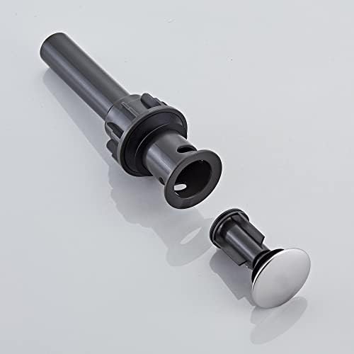 Universal Chrome Cap Pop Up Drain Stopper for Vessel Sinks
