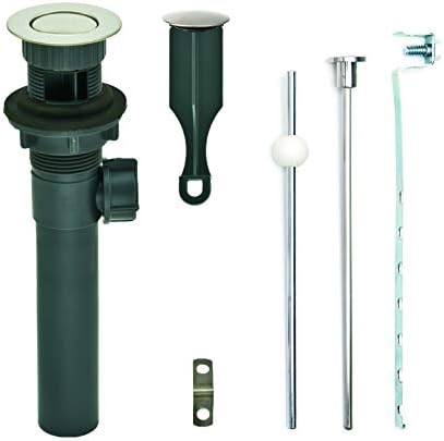 PF WaterWorks PF0735-BN-GR Pop-Up Drain with Overflow 1