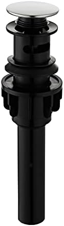 Universal Chrome Cap Pop Up Drain Stopper for Vessel Sinks