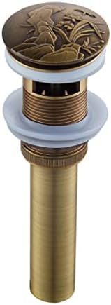 Haoyull Bathroom Sink Drains Plug with Bounce Core Copper Design