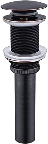 Bathroom Sink Drain Without Overflow - Oil Rubbed Bronze