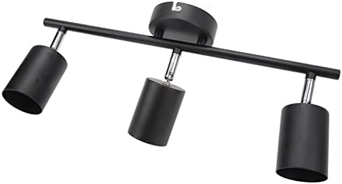 Naroote LED Track Light Kit with 3 Bulb Heads