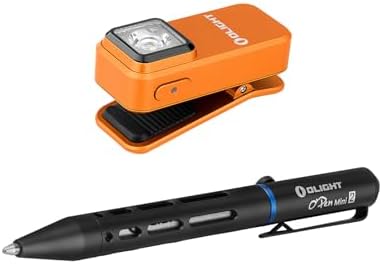 OLIGHT Oclip Rechargeable Flashlight 300 Lumens Dual Light Pen Pencil Combo