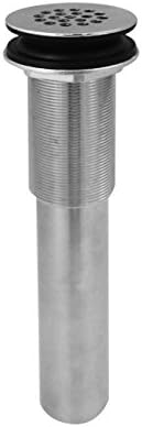 Plumb Pak K820-74 Grid Drain Bathroom Sink Drain with Overflow Prevention