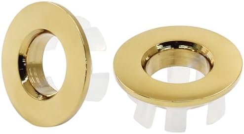 3 Pcs Sink Overflow Ring in Gold