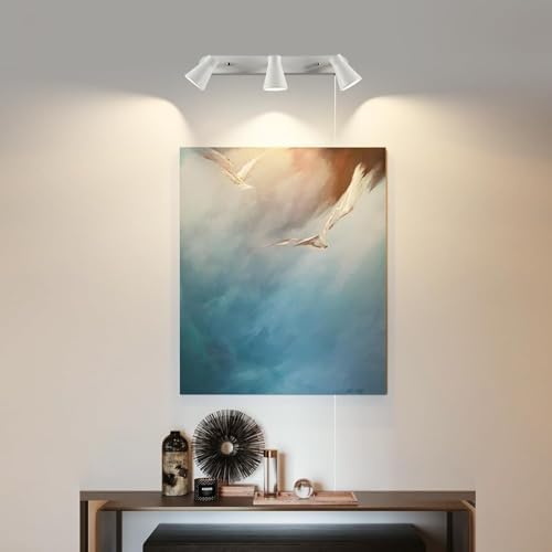 HURYEE Plug-in Track Lighting 3-Light Complete Kit
