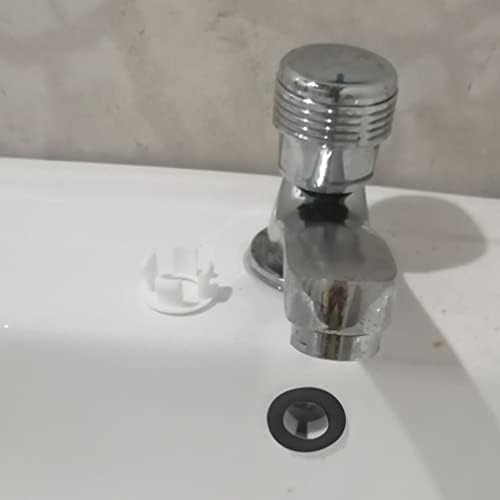 Homoyoyo 2pcs Antique Brass Overflow Drain Cover Trim for Sink and Bathtub