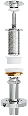 VIGO Chrome Sink Pop-Up Drain with Mounting Ring 1