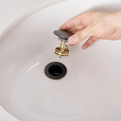 Greenspring Oil Rubbed Bronze Pop Up Drain Assembly for Bathroom Sink