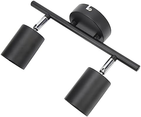 Modern 2-Head LED Track Light Kit with 90 Degree Rotation