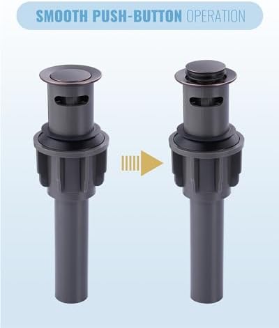 Effortless Sink Drain for Hair Catchers