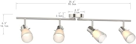 Laite Lumens Brushed Steel Ceiling Light