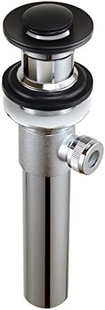 Purelux Bathroom Sink Drain Stopper Assembly Matte Black Finish