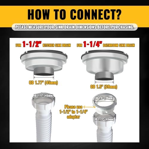 Expandable Sink Drain Kit