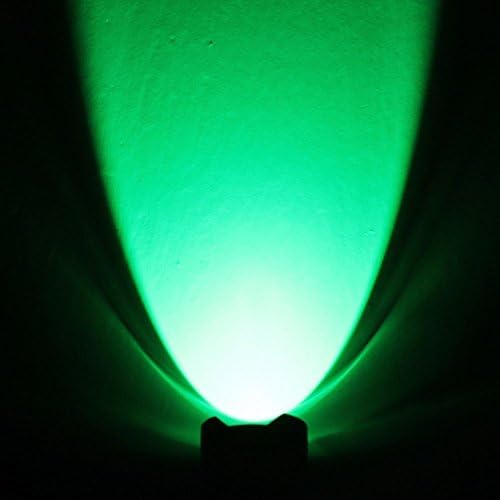 Scalable Green LED Flashlight Torch with 3 Modes for Night Detection